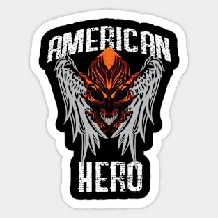 American Hero Sticker